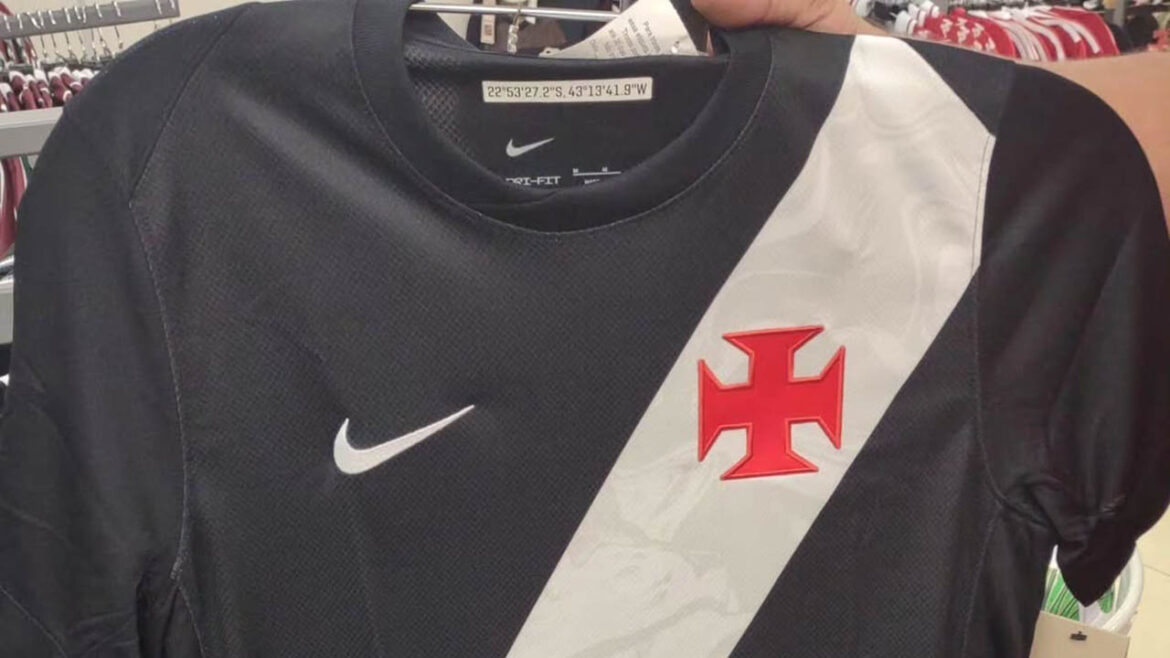 Camisa preta do Vasco da Gama 2026 Nike