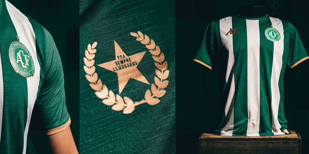 Camisa titular da Chapecoense 2026 traz homenagem ao Atlético Nacional