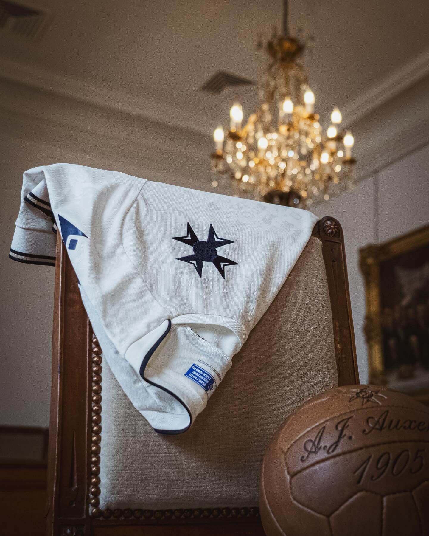 Camisas Auxerre 120 anos Macron