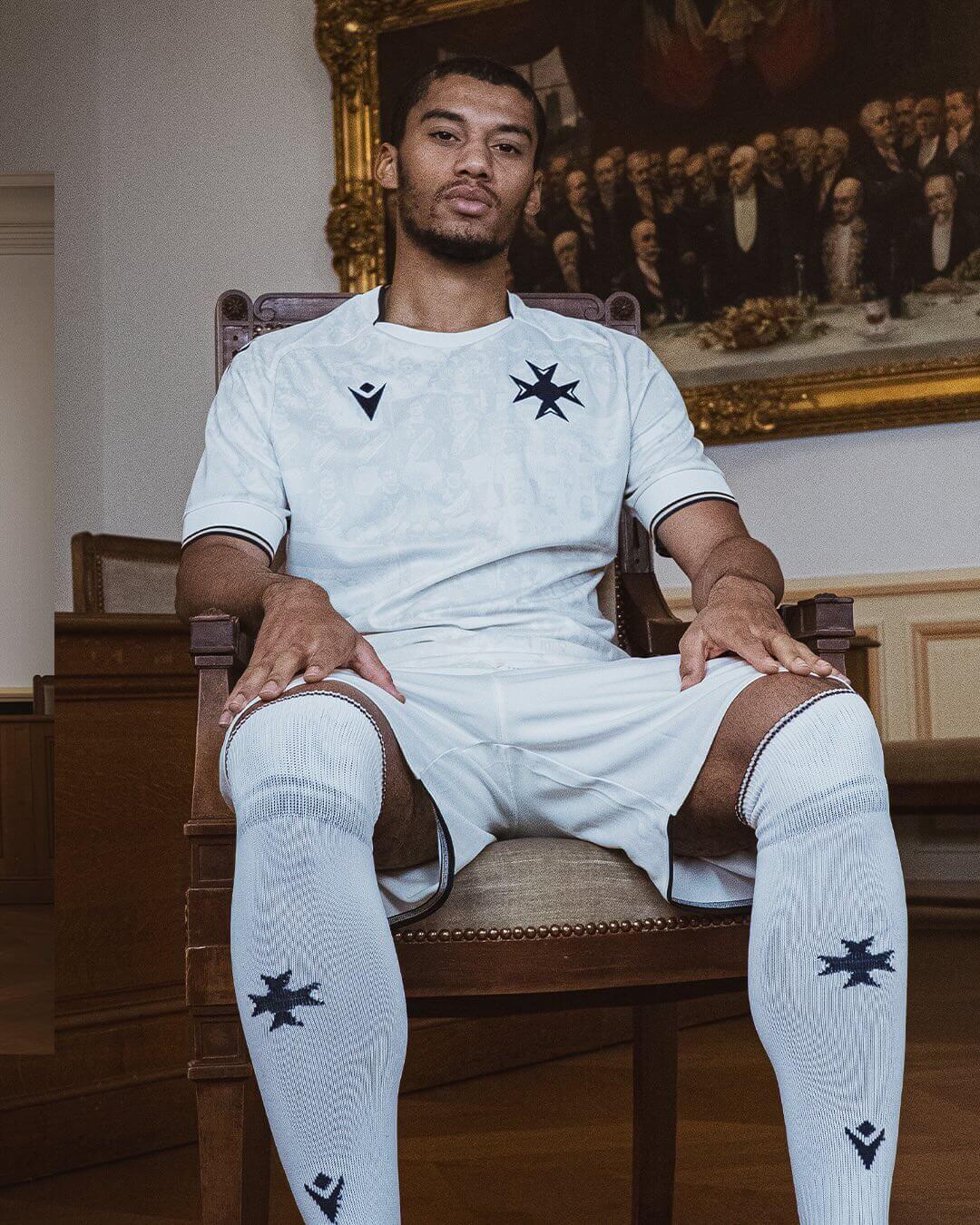 Camisas Auxerre 120 anos Macron