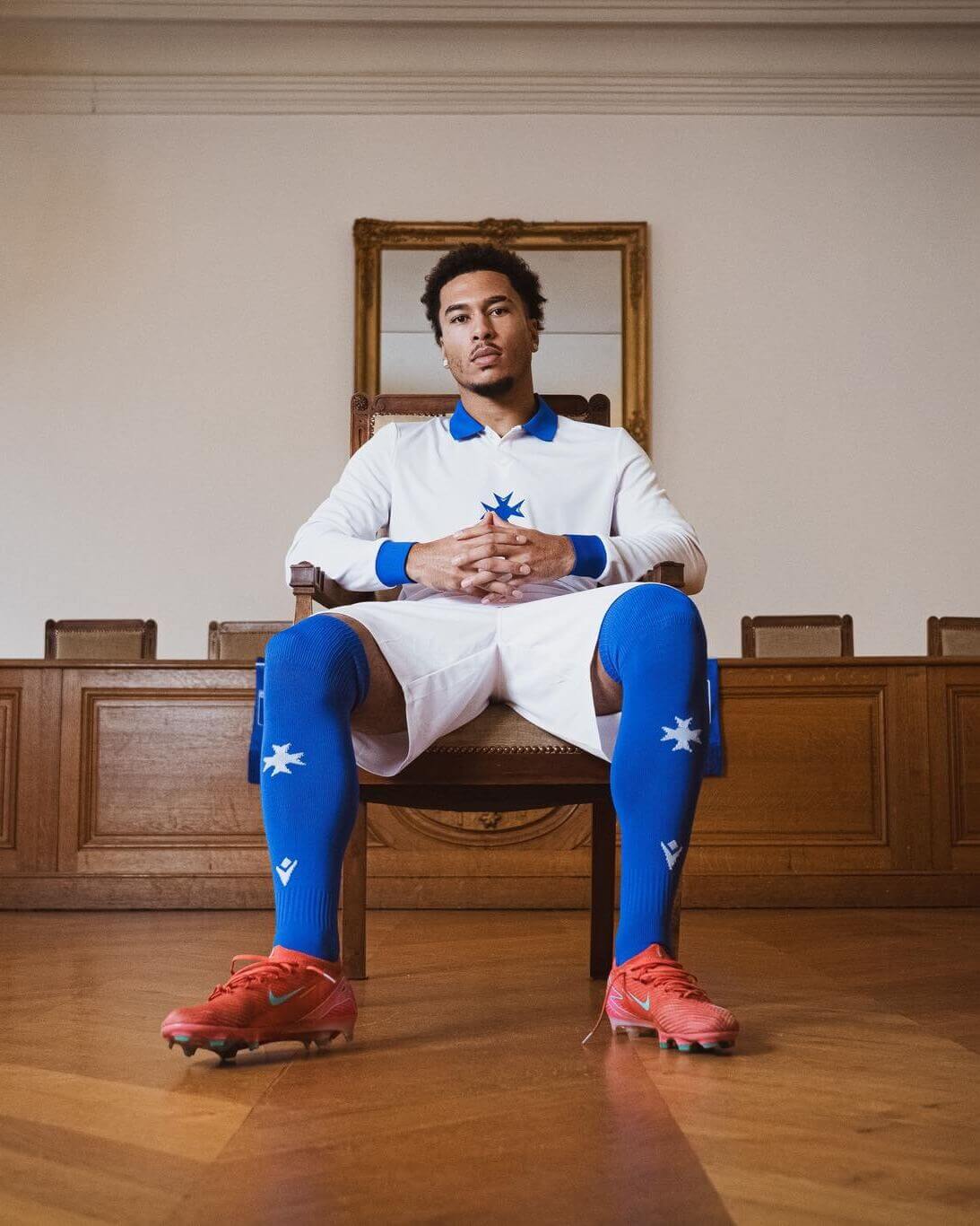 Camisas Auxerre 120 anos Macron