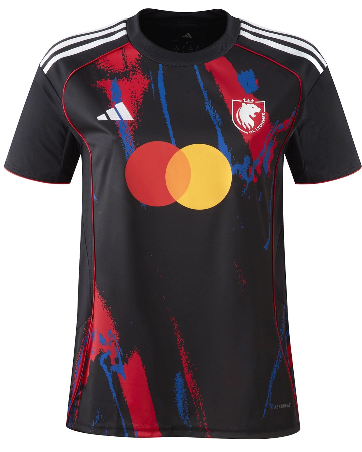Camisa europeia do OL Lyonnais 2025-2026 adidas