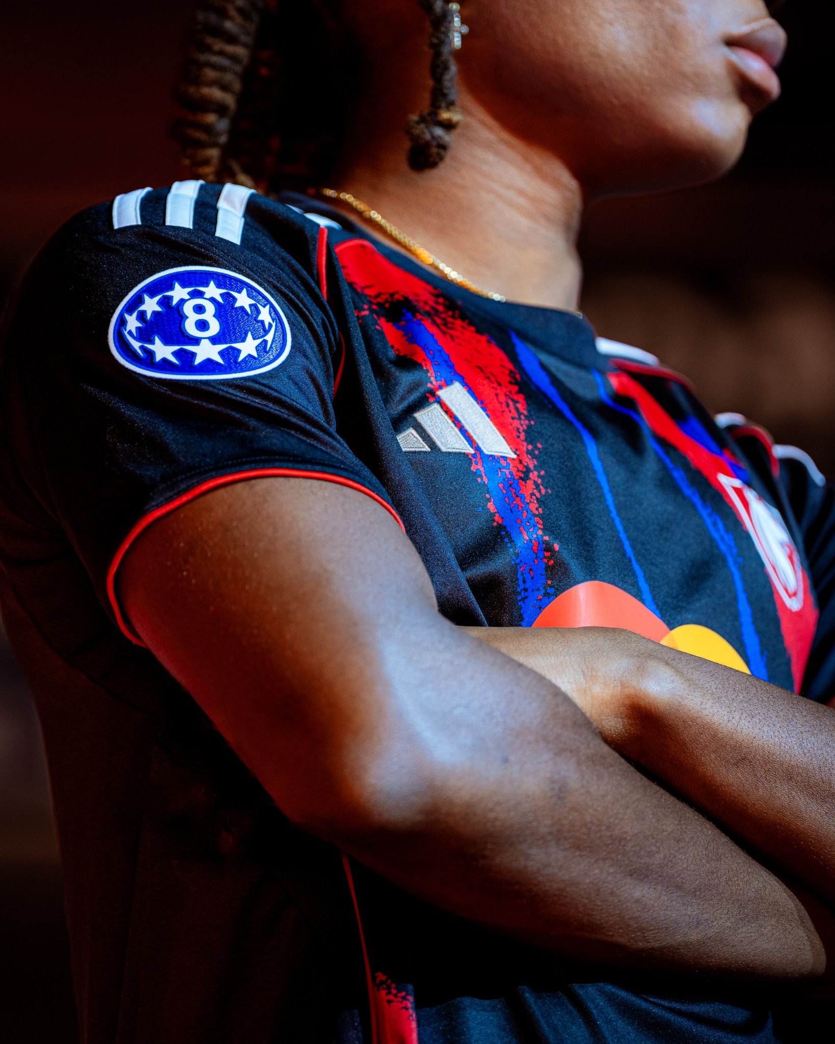 Camisa europeia do OL Lyonnais 2025-2026 adidas