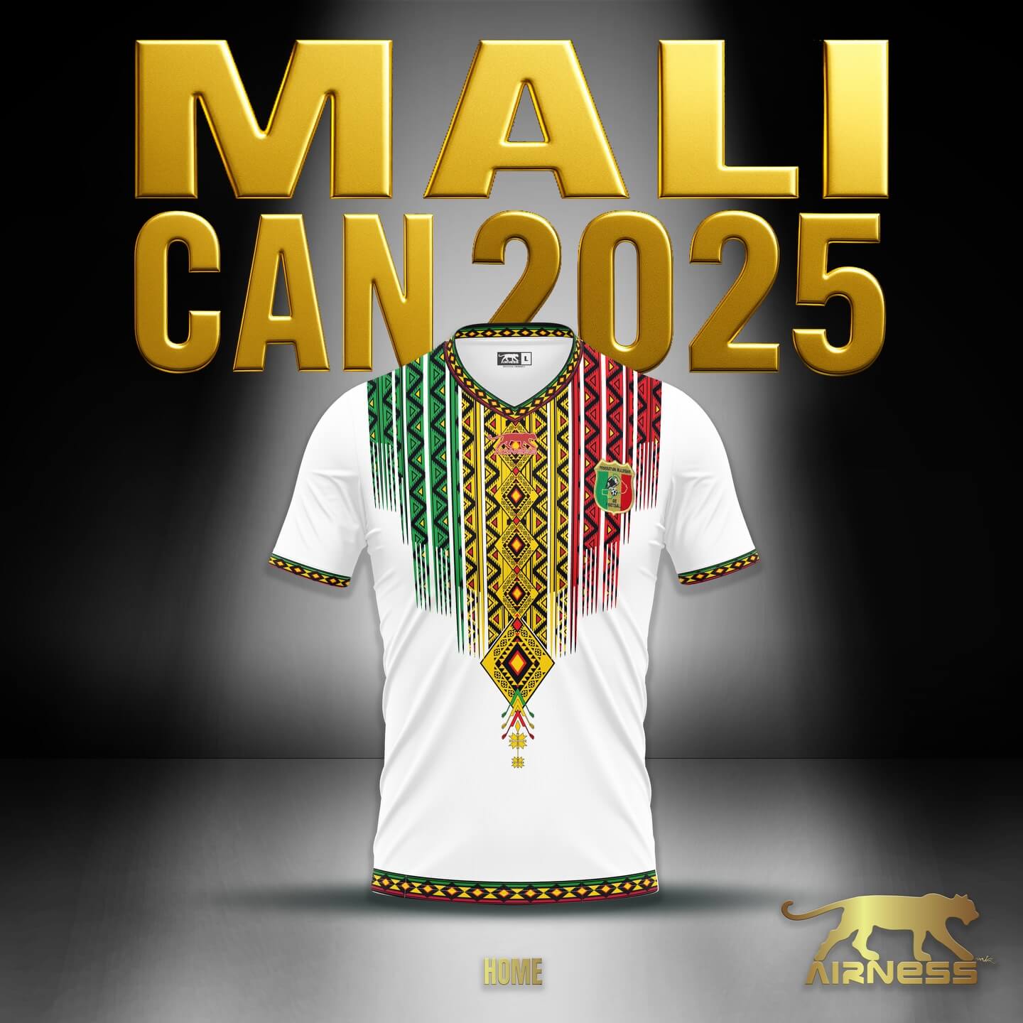 Camisas de Mali para a Copa Africana de Nações 2025 Airness