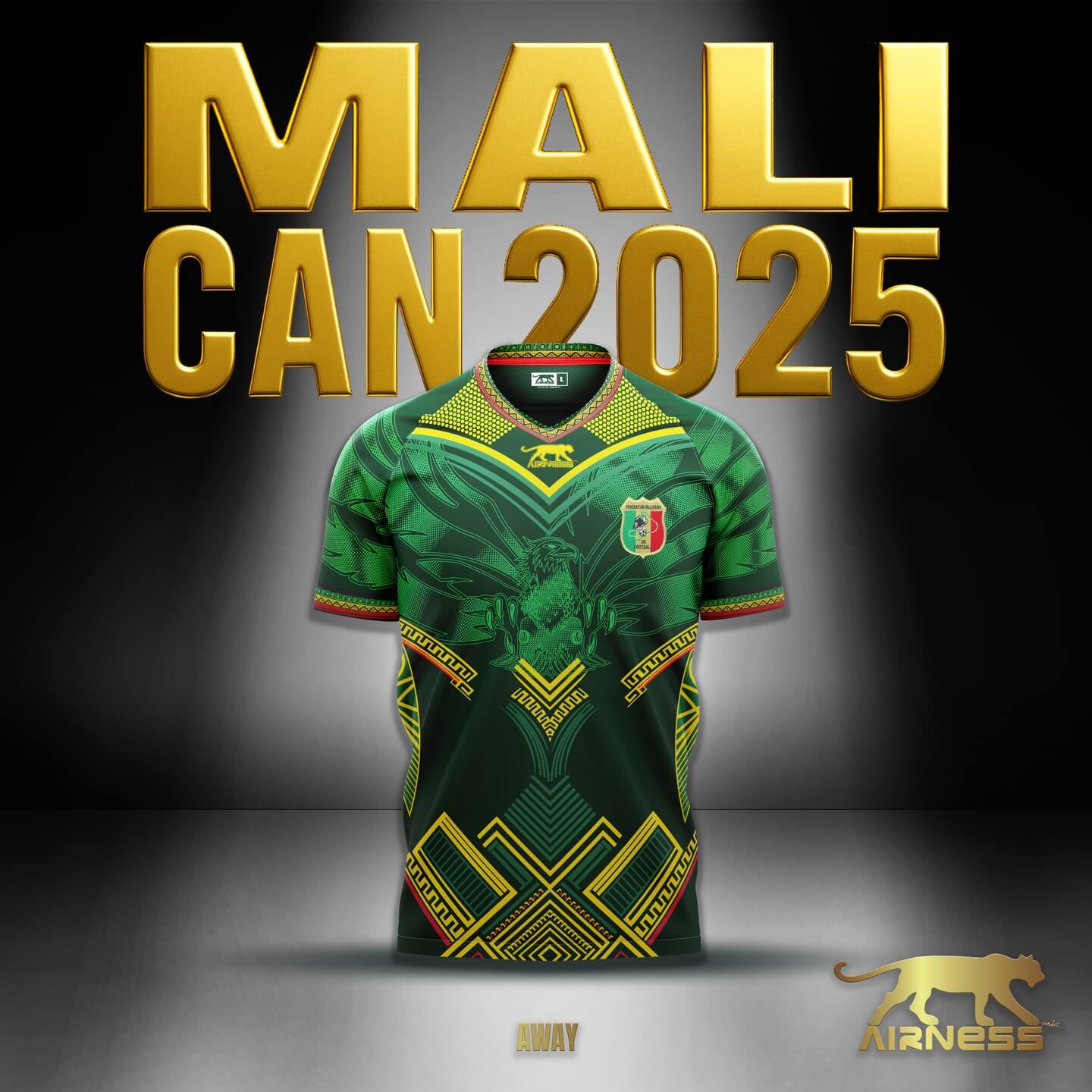 Camisas de Mali para a Copa Africana de Nações 2025 Airness
