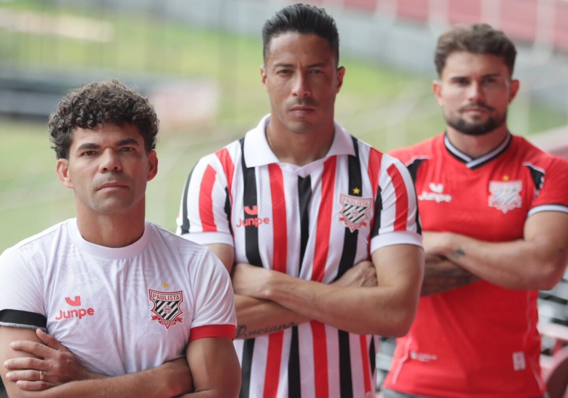 Junpe lança novas camisas do Paulista de Jundiaí para 2026