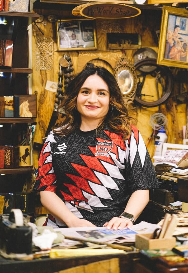 Camisas 80 anos do Sorrento Calcio 2025-2026 Ezeta