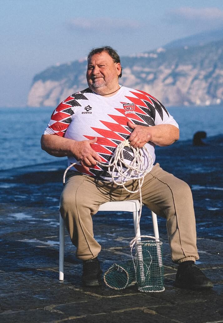 Camisas 80 anos do Sorrento Calcio 2025-2026 Ezeta