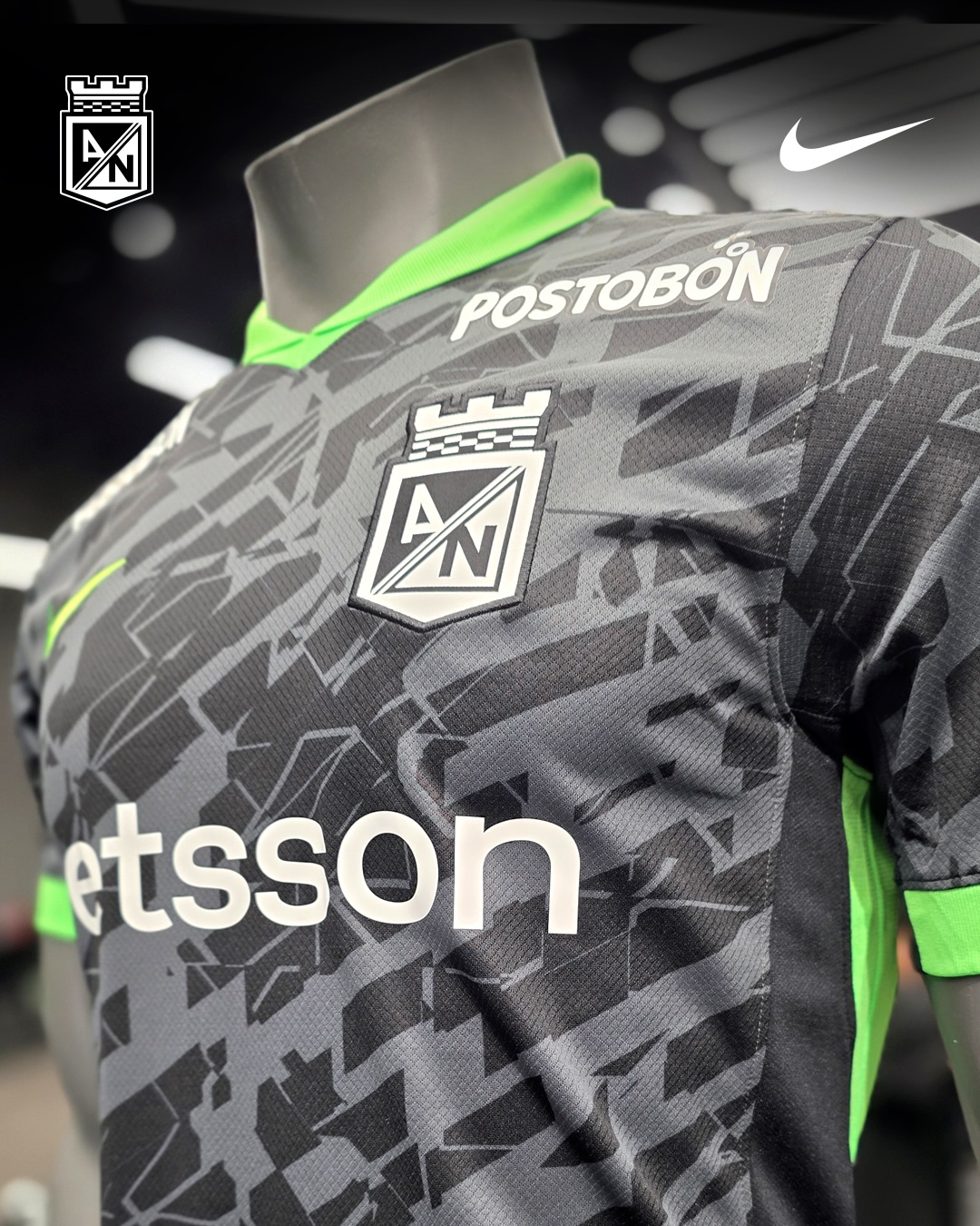 Camisas reservas do atlético nacional 2026 nike