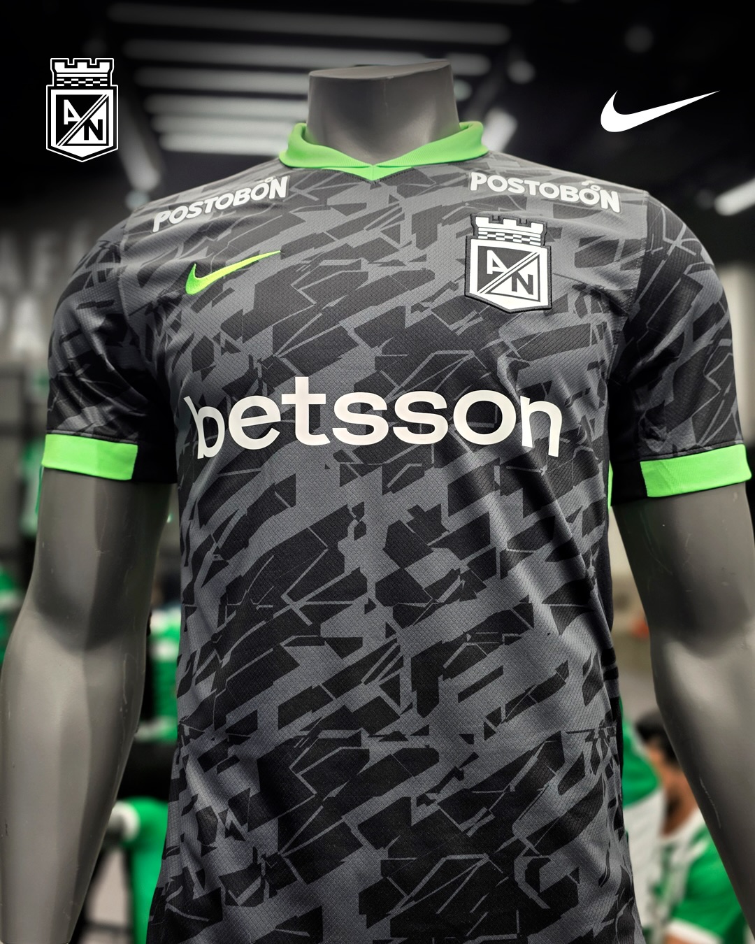Camisas reservas do atlético nacional 2026 nike