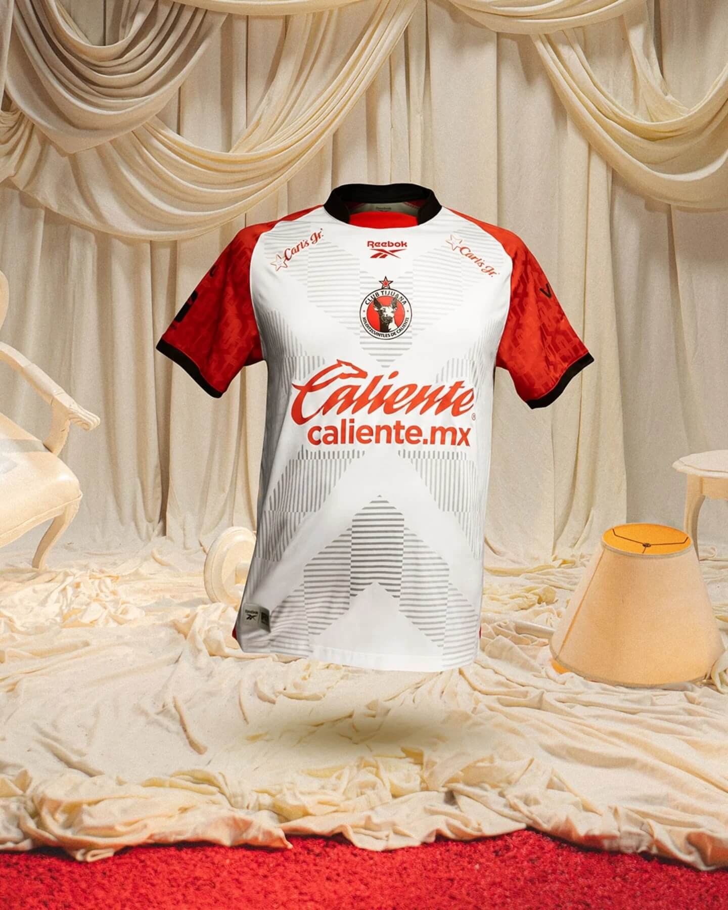 Camisas do Xolos de Tijuana 2026 são lançadas pela Reebok