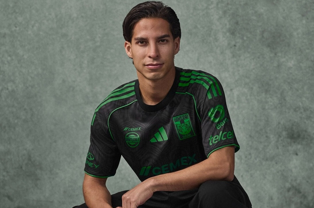 Terceira camisa do Tigres UANL 2025-2026 adidas
