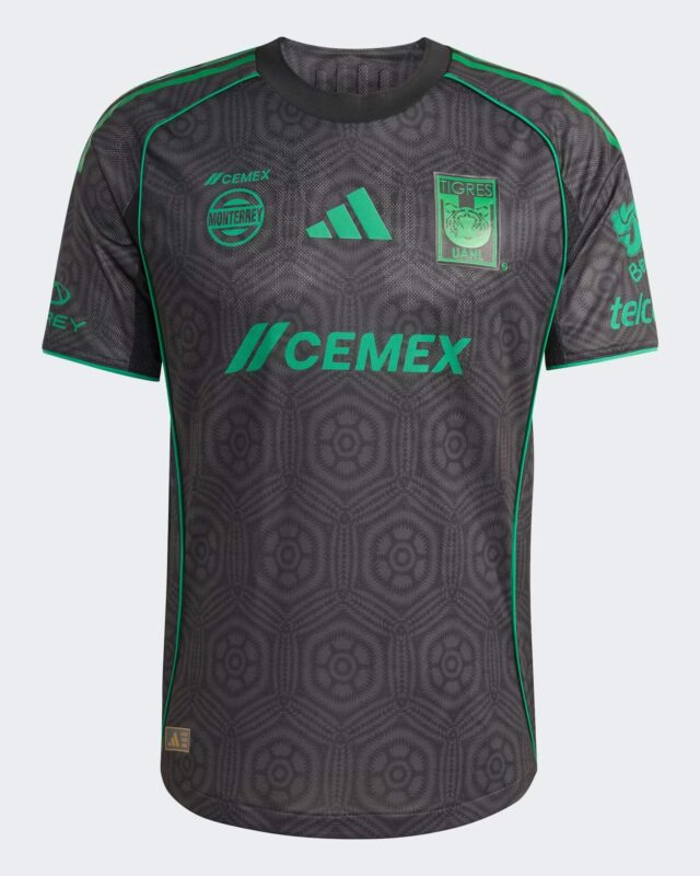 Terceira camisa do Tigres UANL 2025-2026 adidas