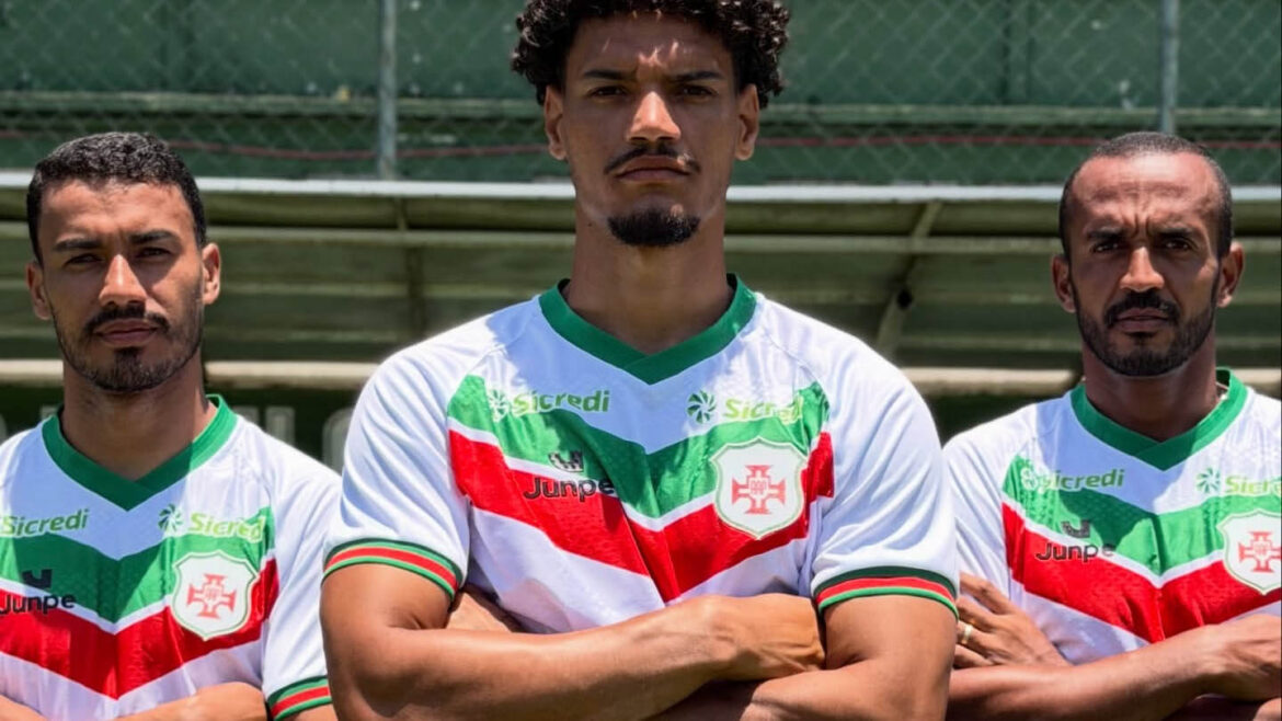 Camisa reserva da Portuguesa Santista 2026 Junpe