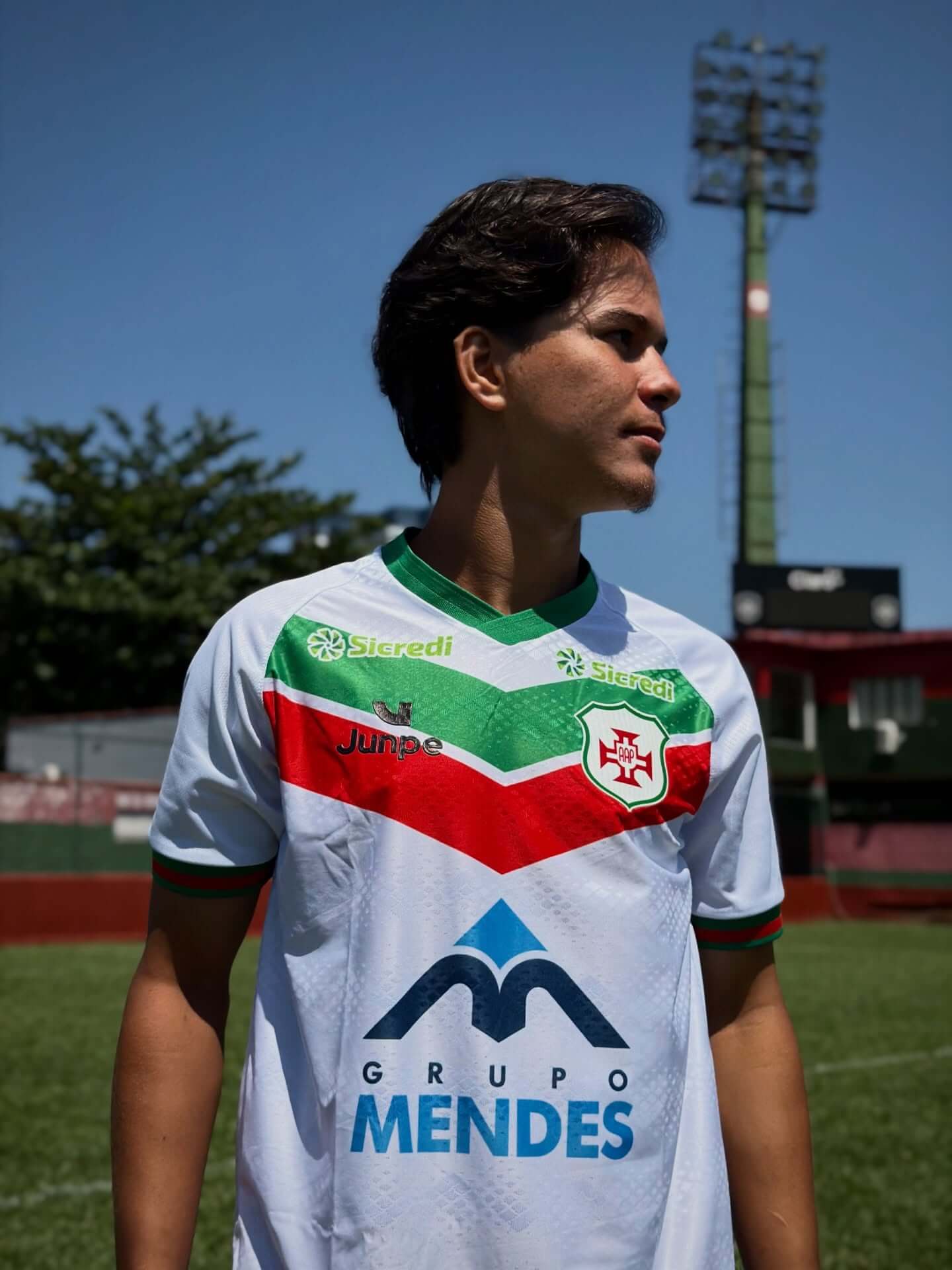 Camisa reserva da Portuguesa Santista 2026 Junpe