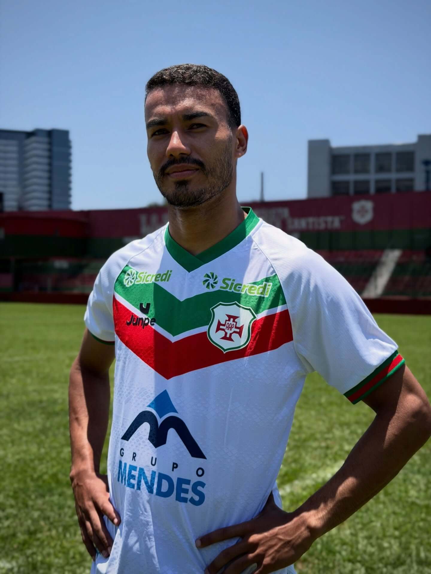 Camisa reserva da Portuguesa Santista 2026 Junpe
