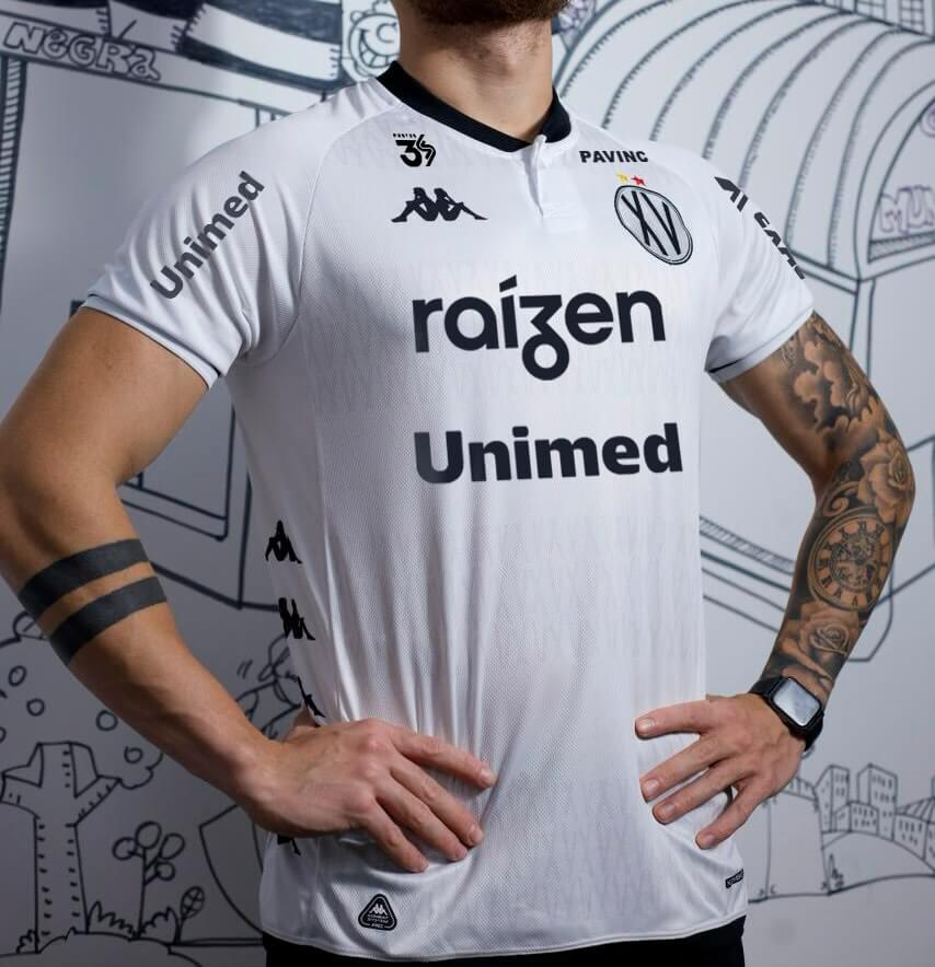 Camisa reserva do XV de Piracicaba 2026 Kappa