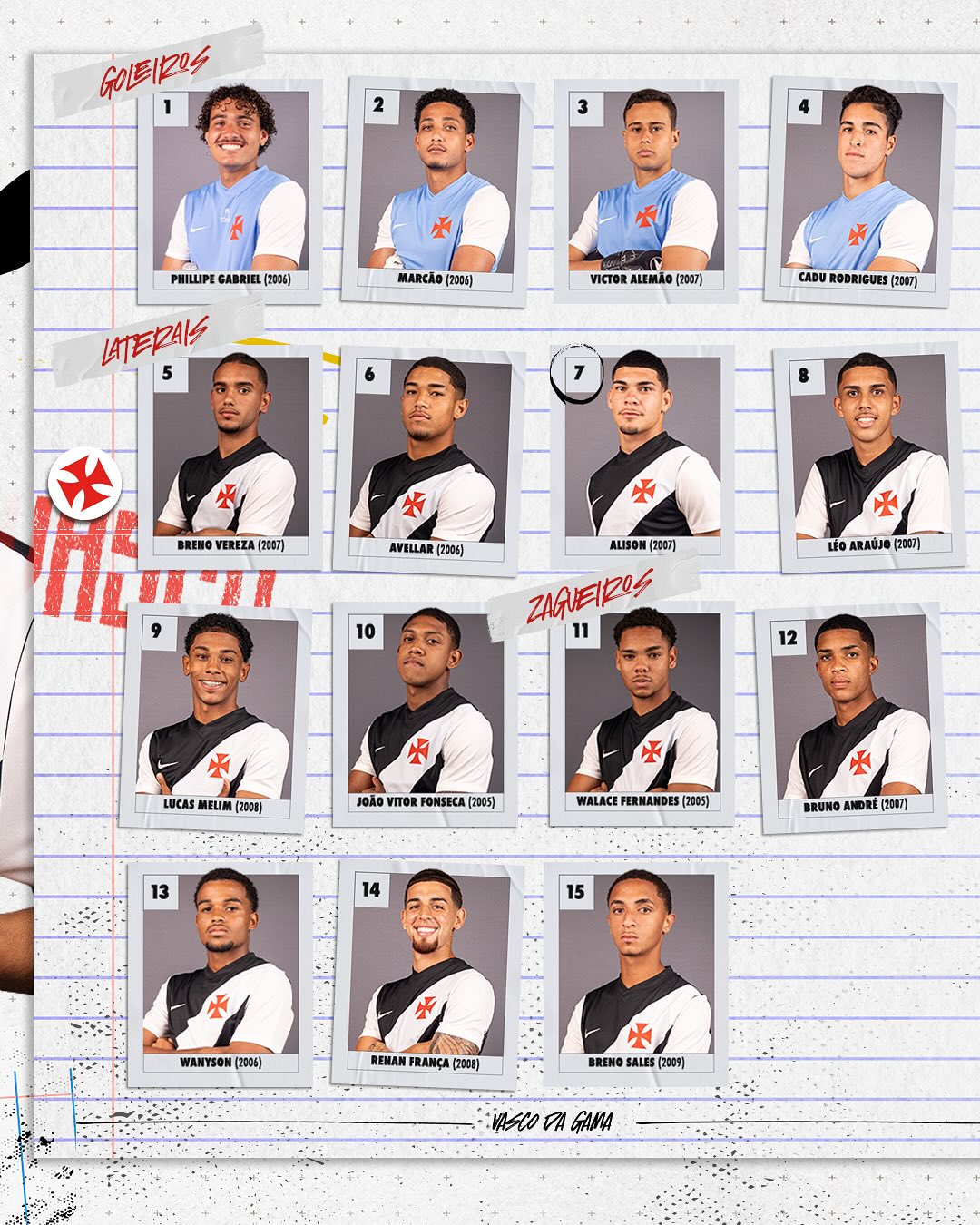 Camisa provisória do Vasco da Gama Copinha 2026 Nike