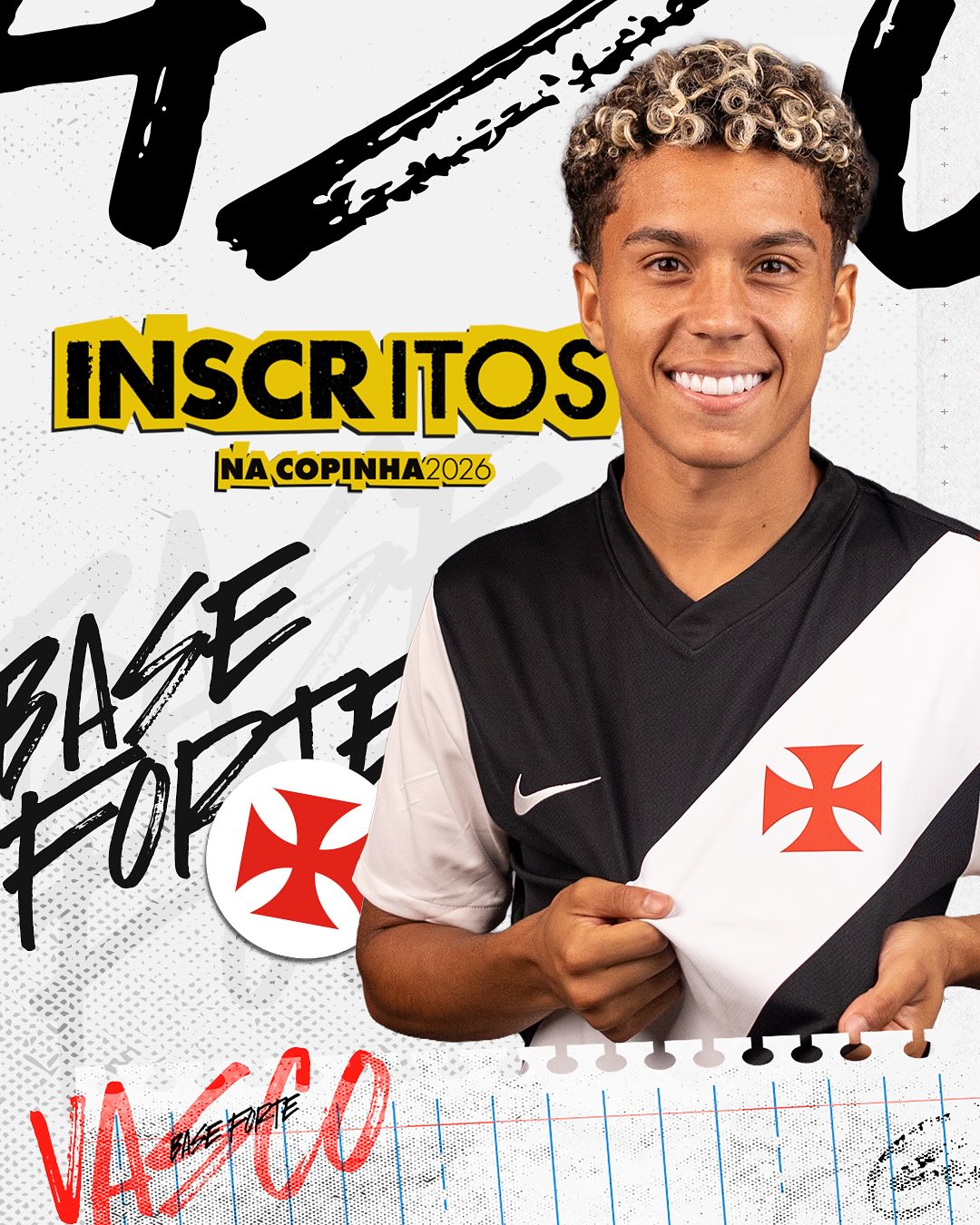 Camisa provisória do Vasco da Gama Copinha 2026 Nike