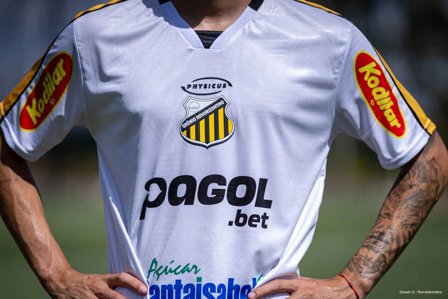 Camisas do Grêmio Novorizontino 2026 Physicus Away
