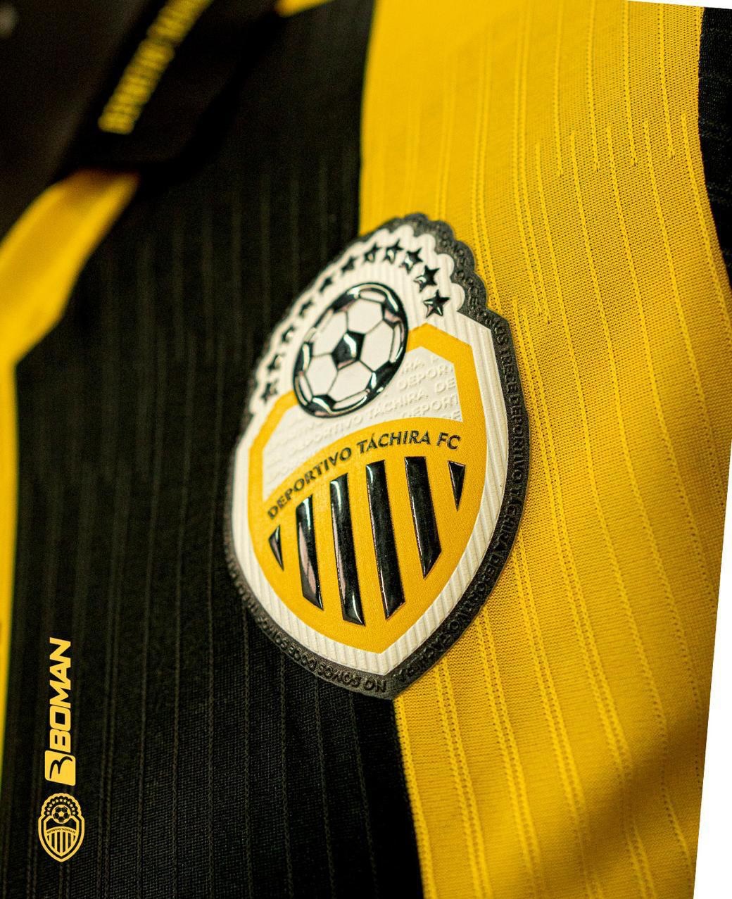 Camisa titular do Deportivo Táchira 2026 é revelada pela Boman