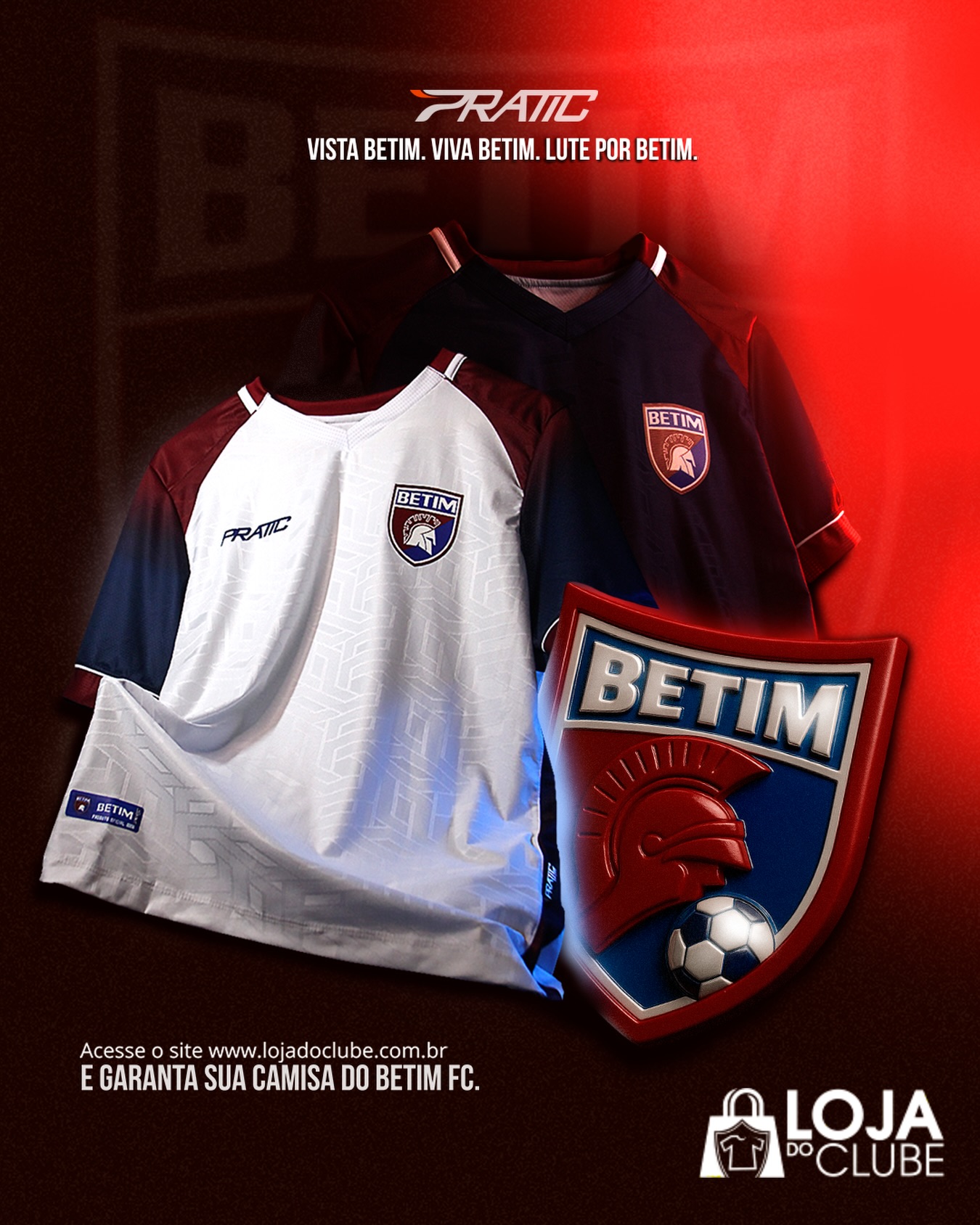 Camisas do Betim 2026 Pratic