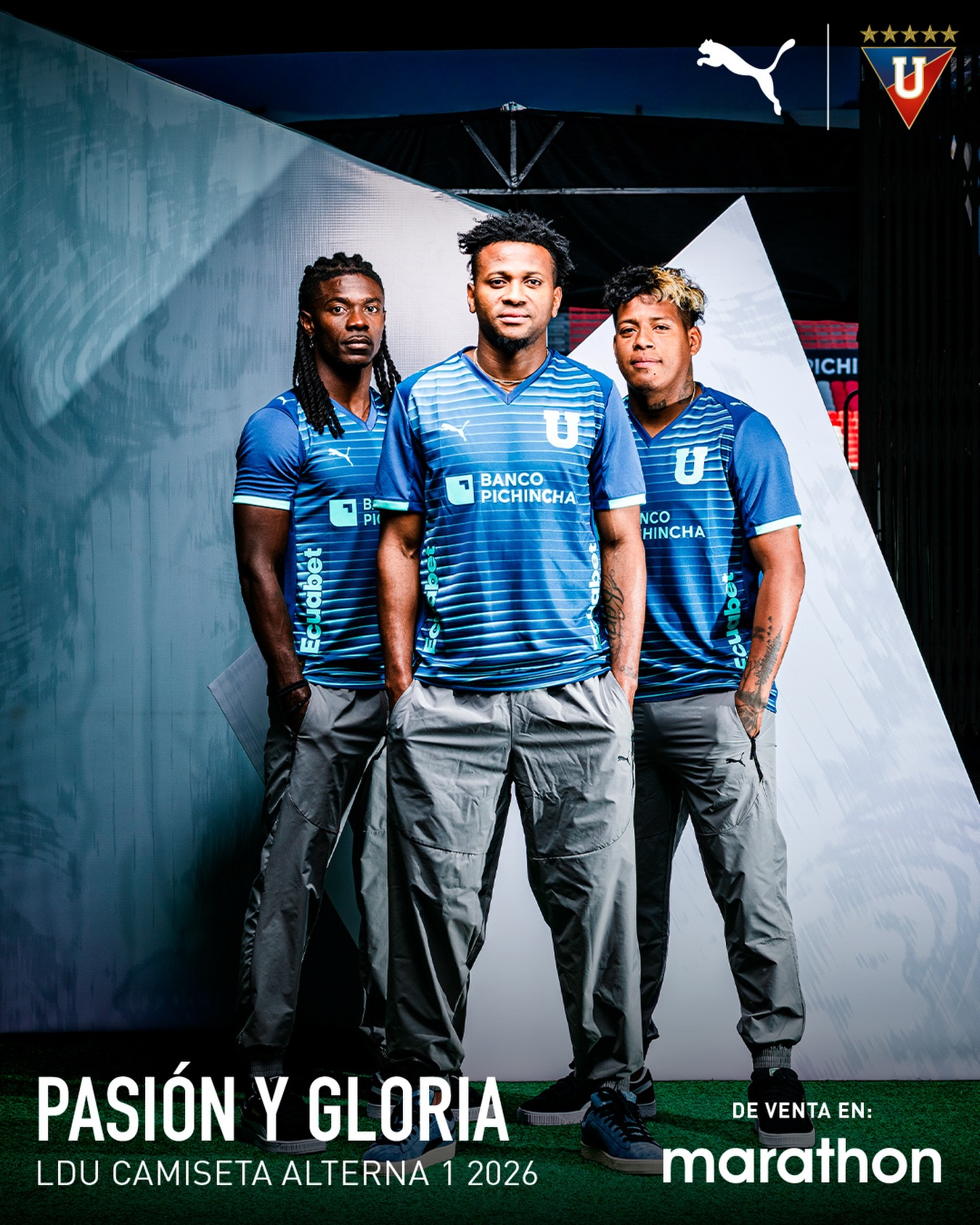 Camisas da LDU 2026 são reveladas pela PUMA