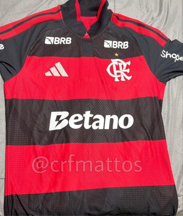 Camisa titular do Flamengo 2026 adidas Authentic