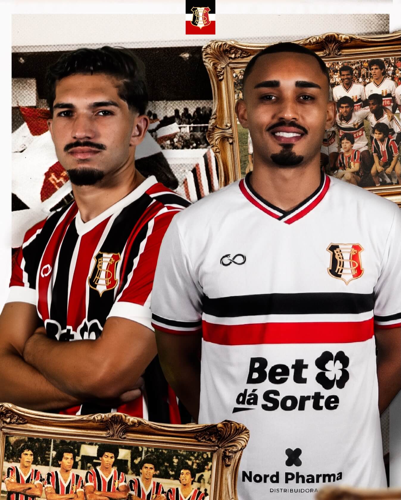 Camisas provisórias do Santa Cruz 2026 Cobra Coral a