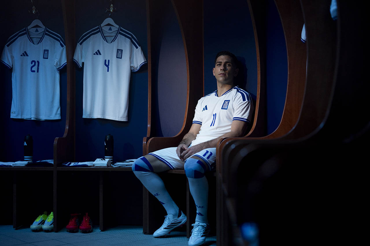 Camisa titular da Grécia 2026 adidas