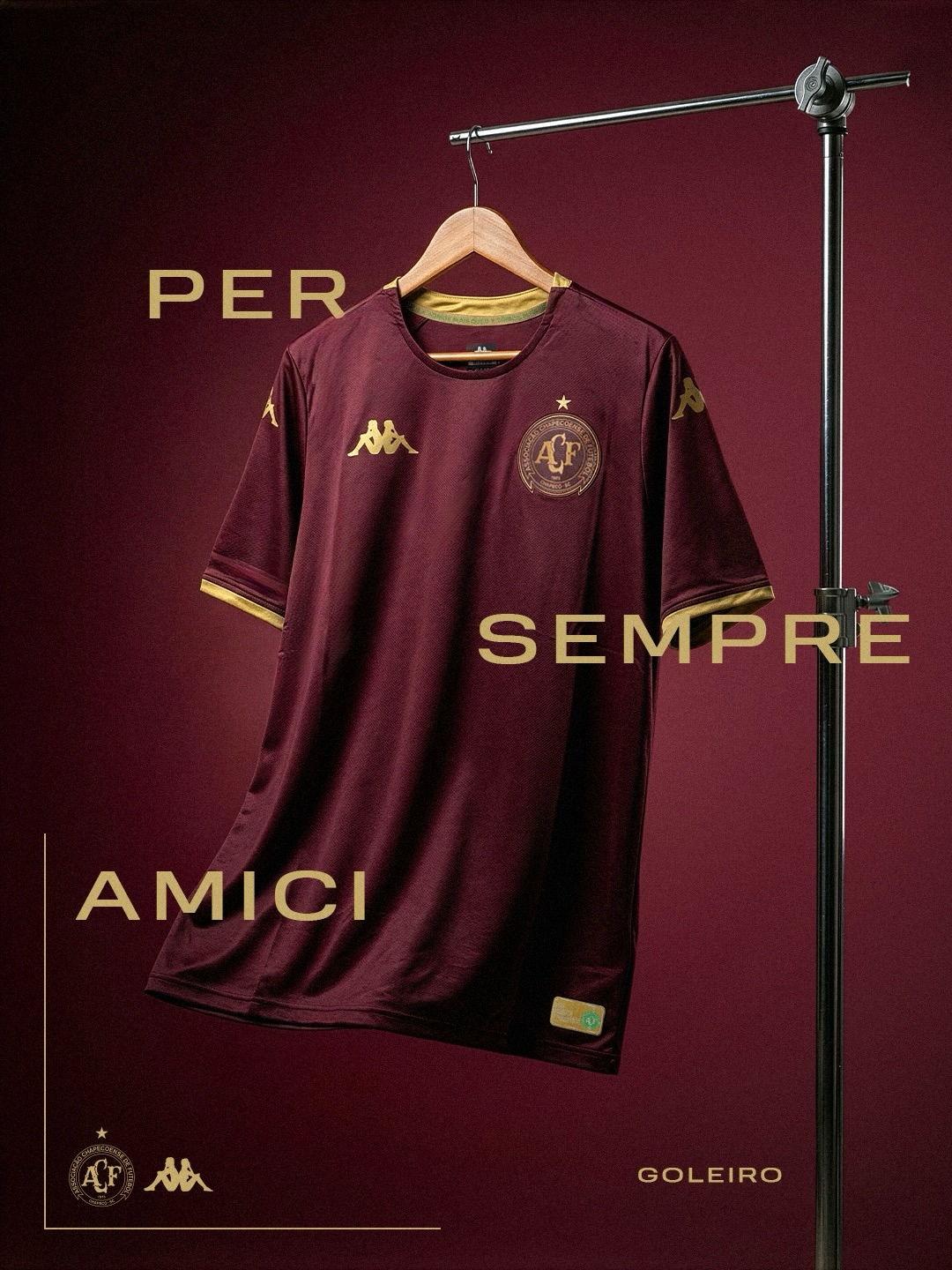 camisa goleiro chapecoense 2026 kappa