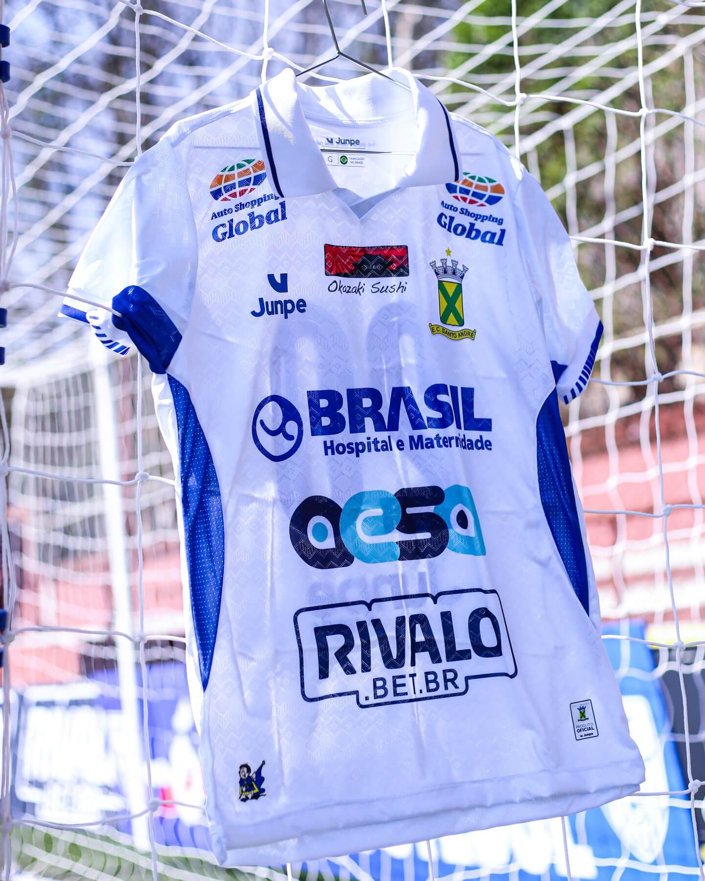 EC Santo André apresenta nova camisa titular 2026 da Junpe
