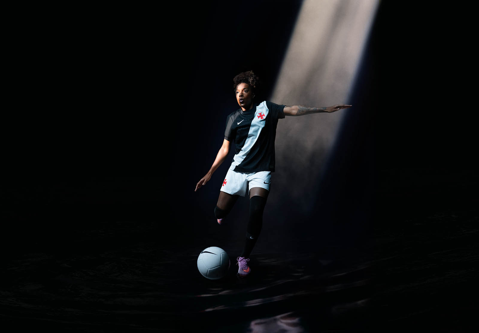 Camisa preta do Vasco da Gama 2026 Nike Ensaio