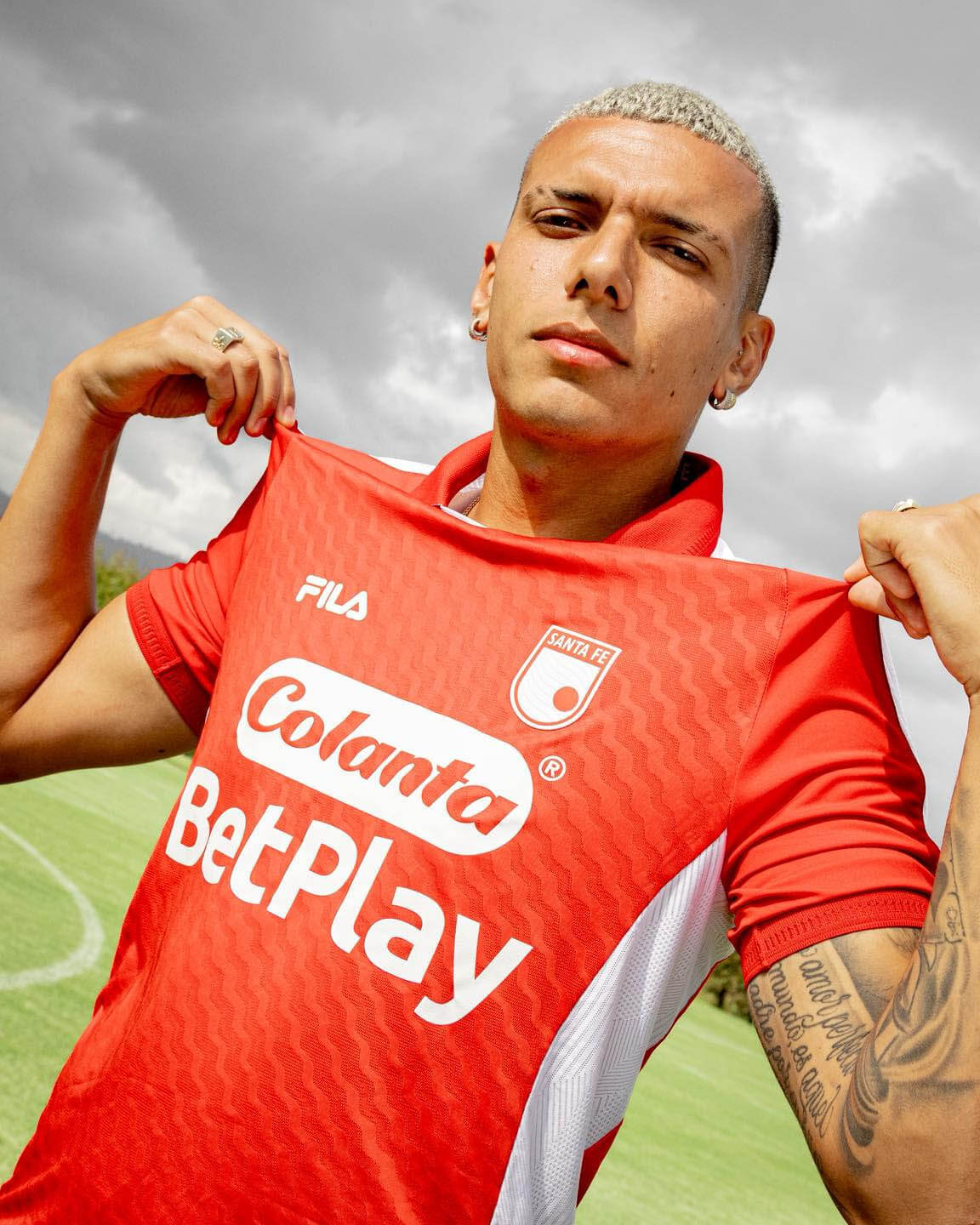 Camisas do Independiente Santa Fe 2026 Fila