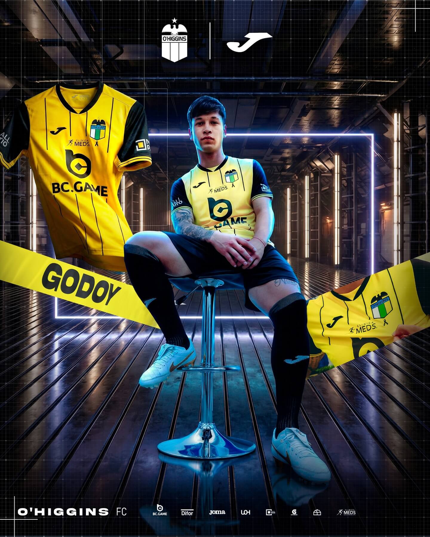 camisas o'higgins 2026 joma