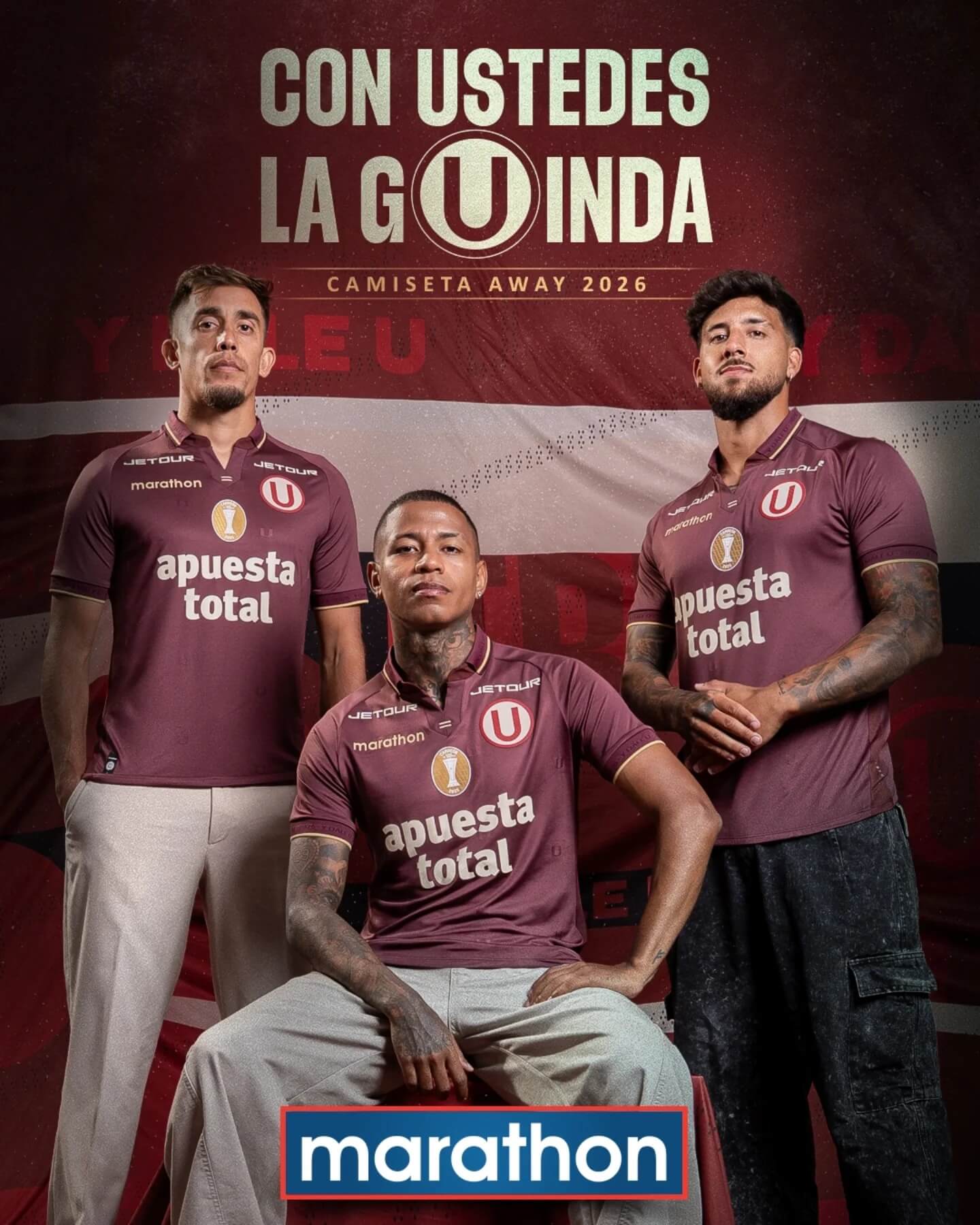 Camisa reserva do universitario 2026 marathon