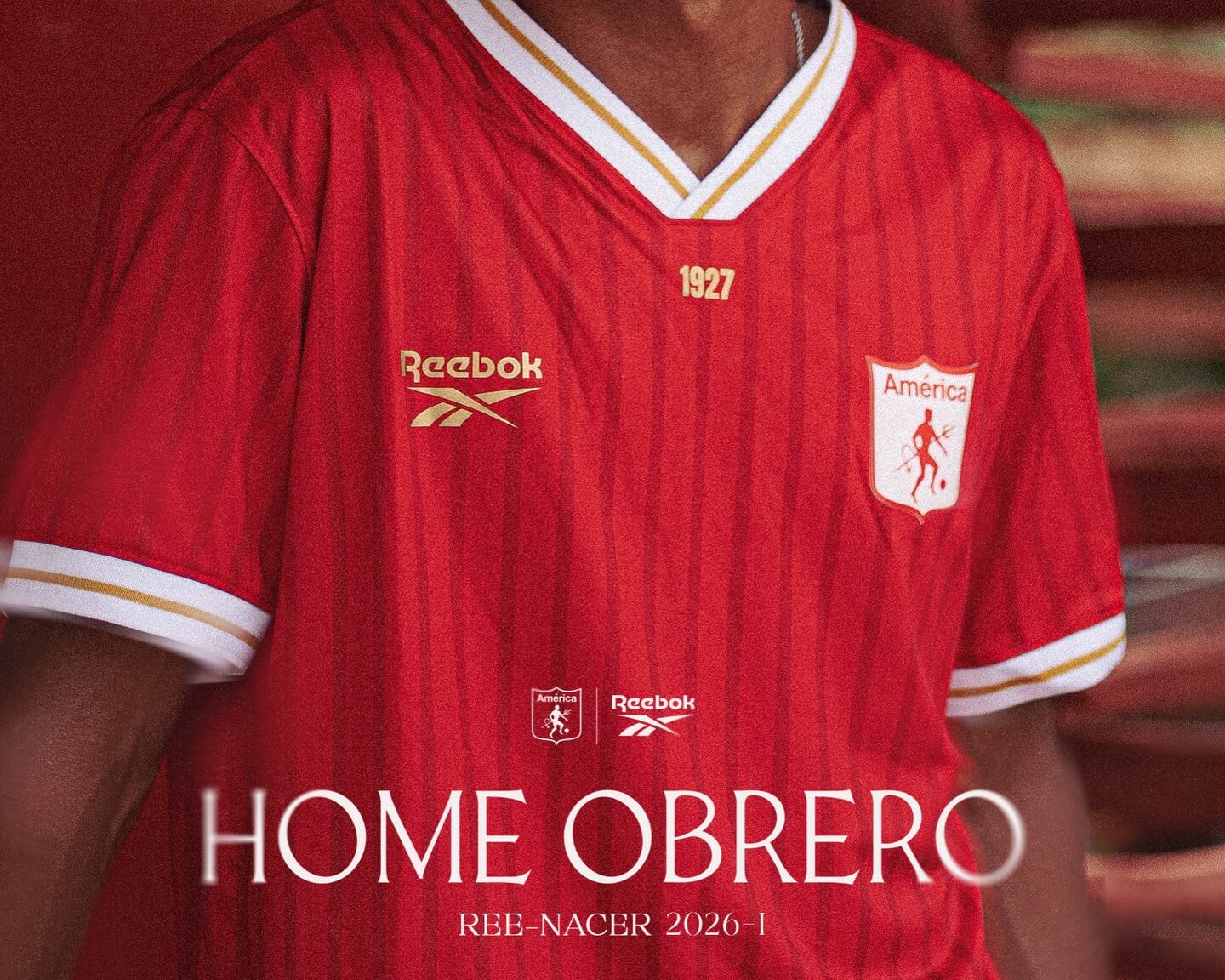 América de Cali e Reebok lançam nova camisa titular 2026