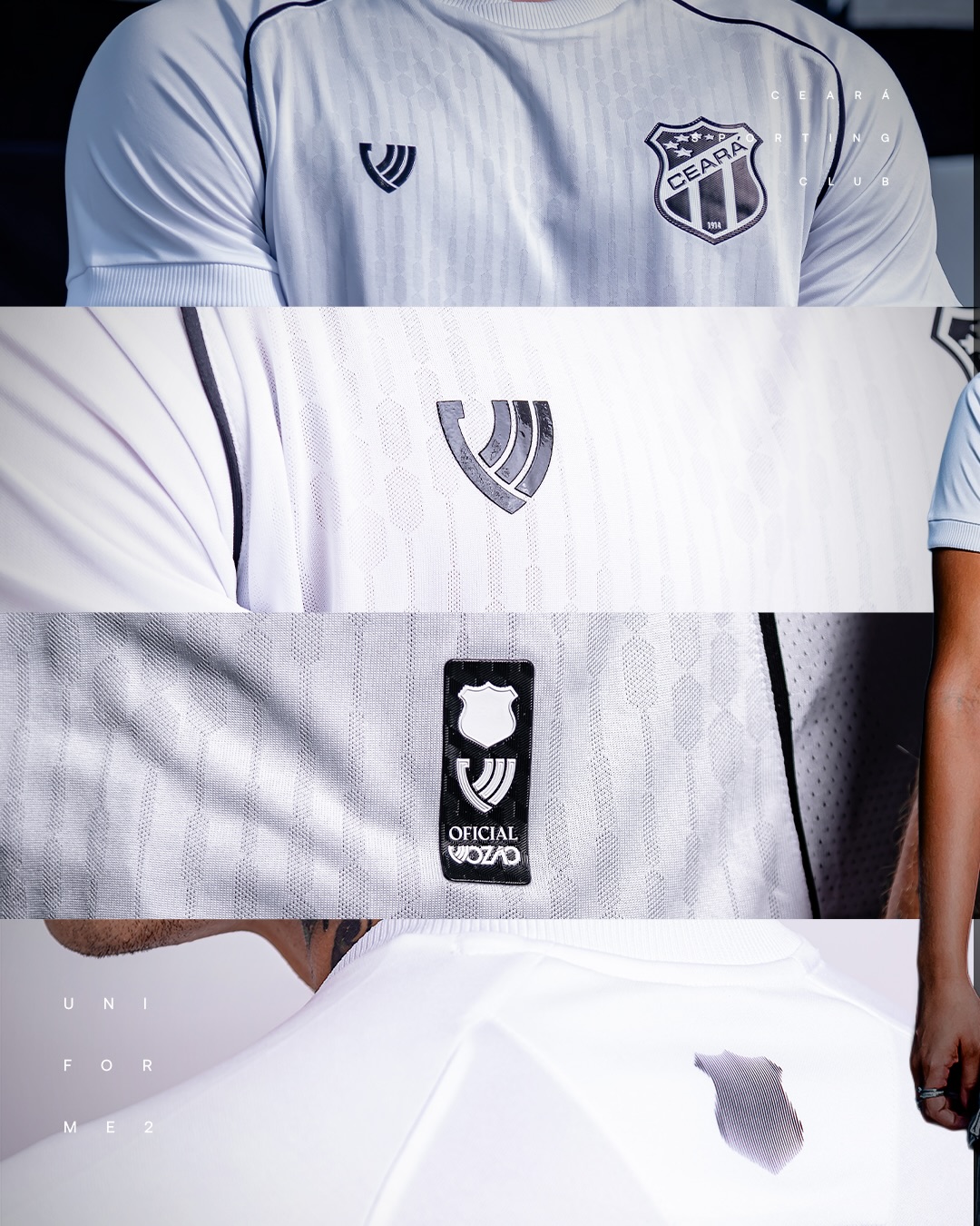 Camisa reserva do Ceará 2026 é lançada pela Vozão