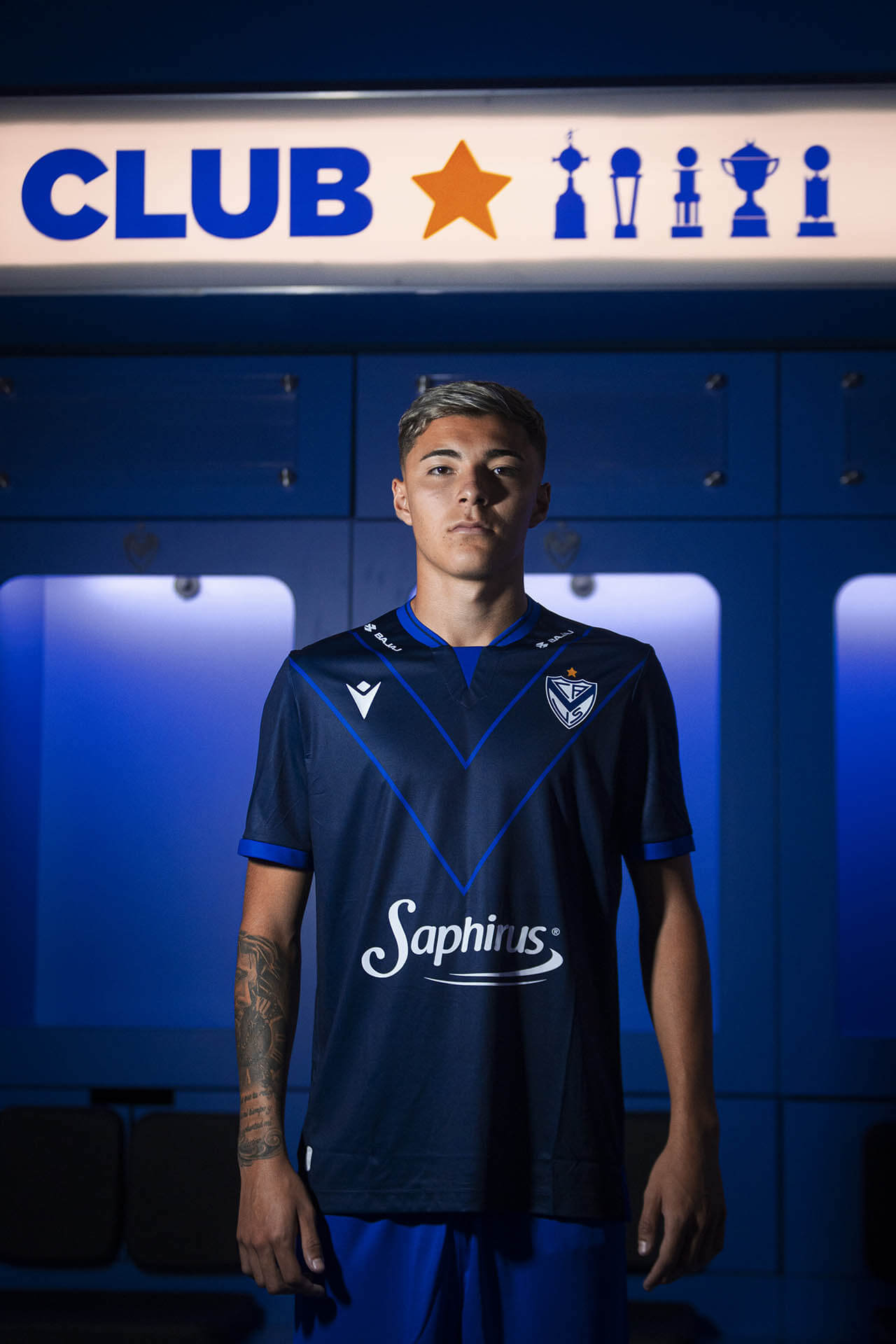 Camisas do Vélez Sarsfield 2026 Macron