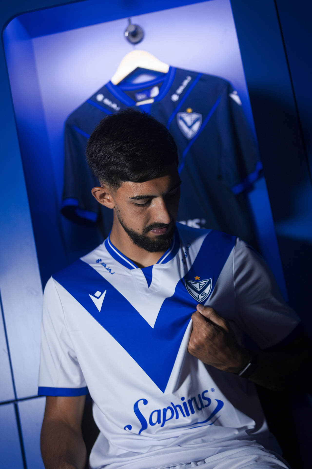 Camisas do Vélez Sarsfield 2026 Macron