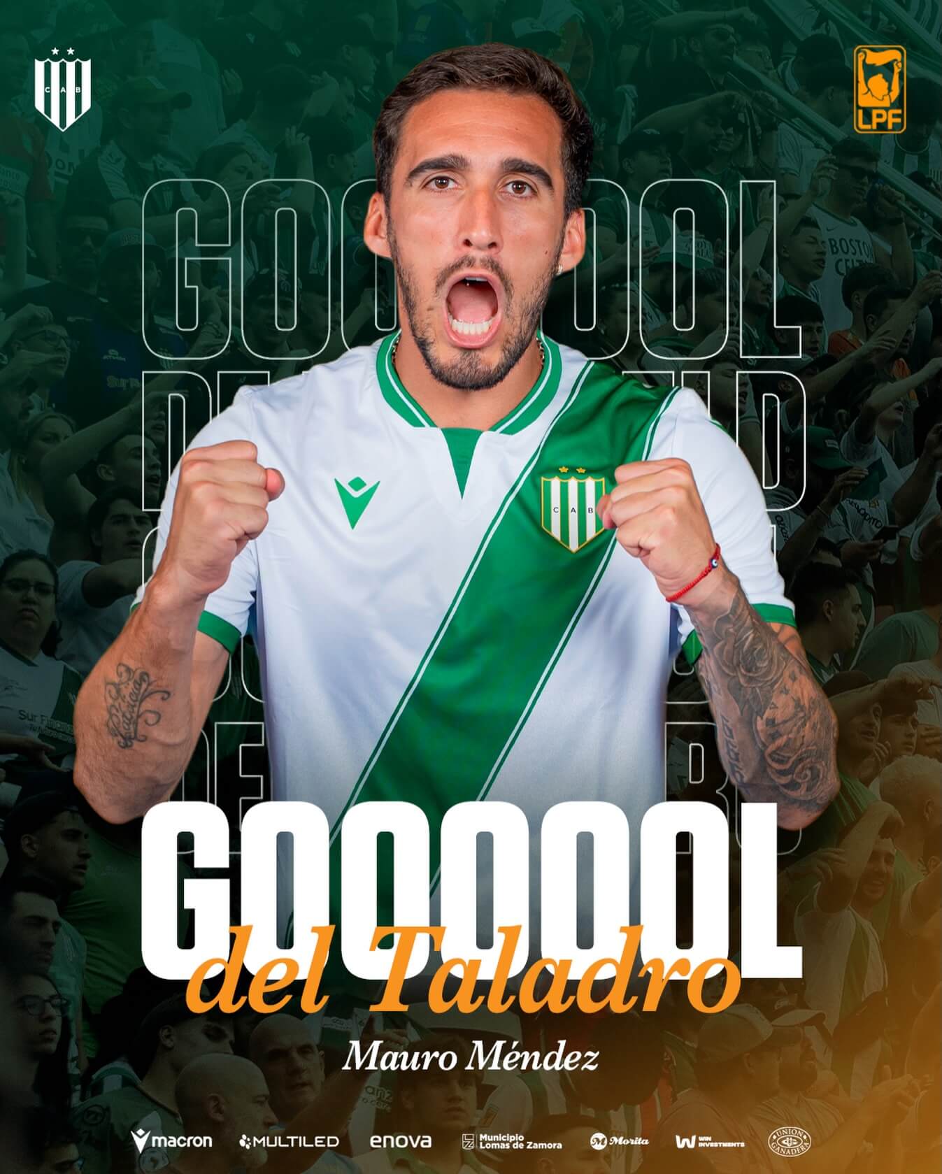 Camisas do Banfield 2026 Macron Home