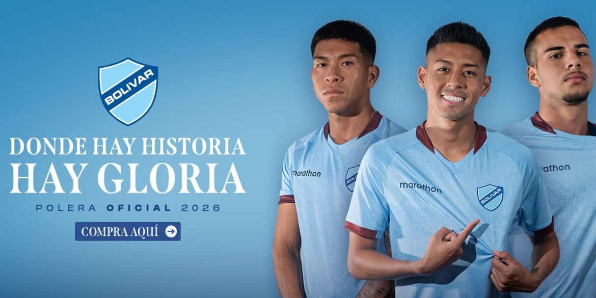 Camisas do Club Bolívar 2026 são lançadas pela PUMA