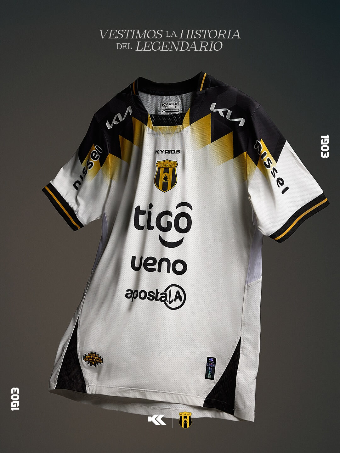 Camisas do Club Guaraní 2026 são reveladas pela Kyrios