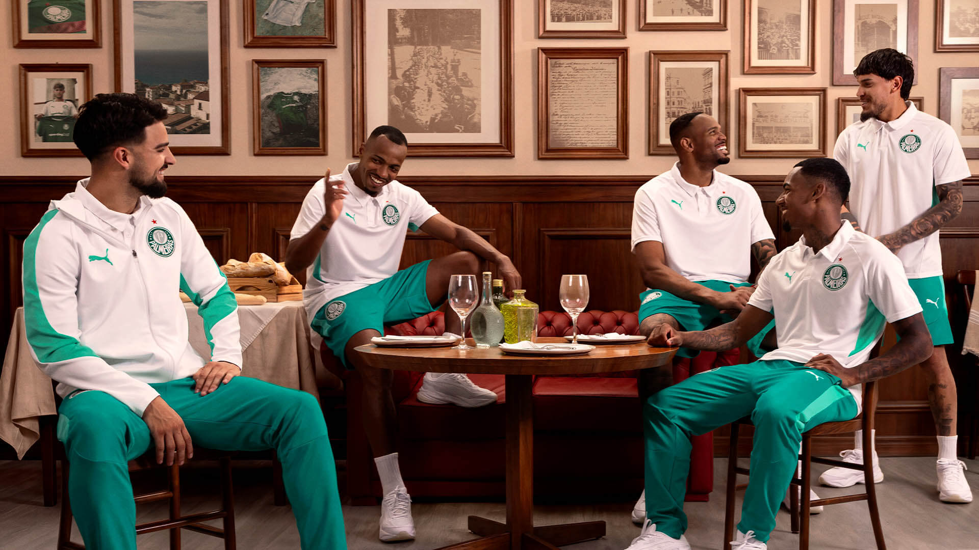 Palmeiras e PUMA revelam coleção de treino e viagem 2026