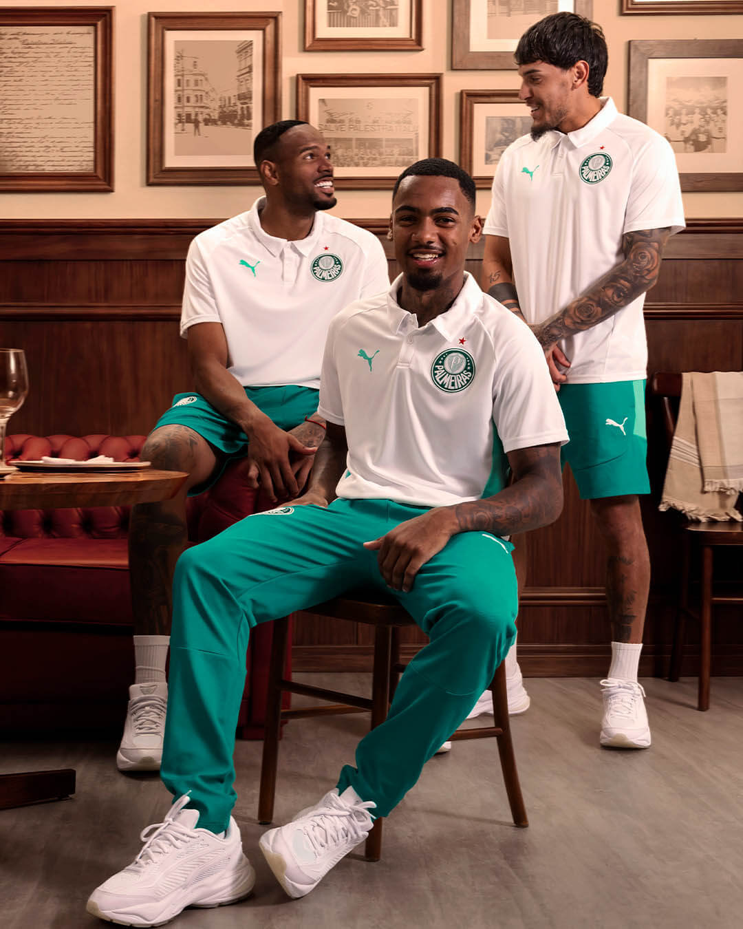 Palmeiras e PUMA revelam coleção de treino e viagem 2026