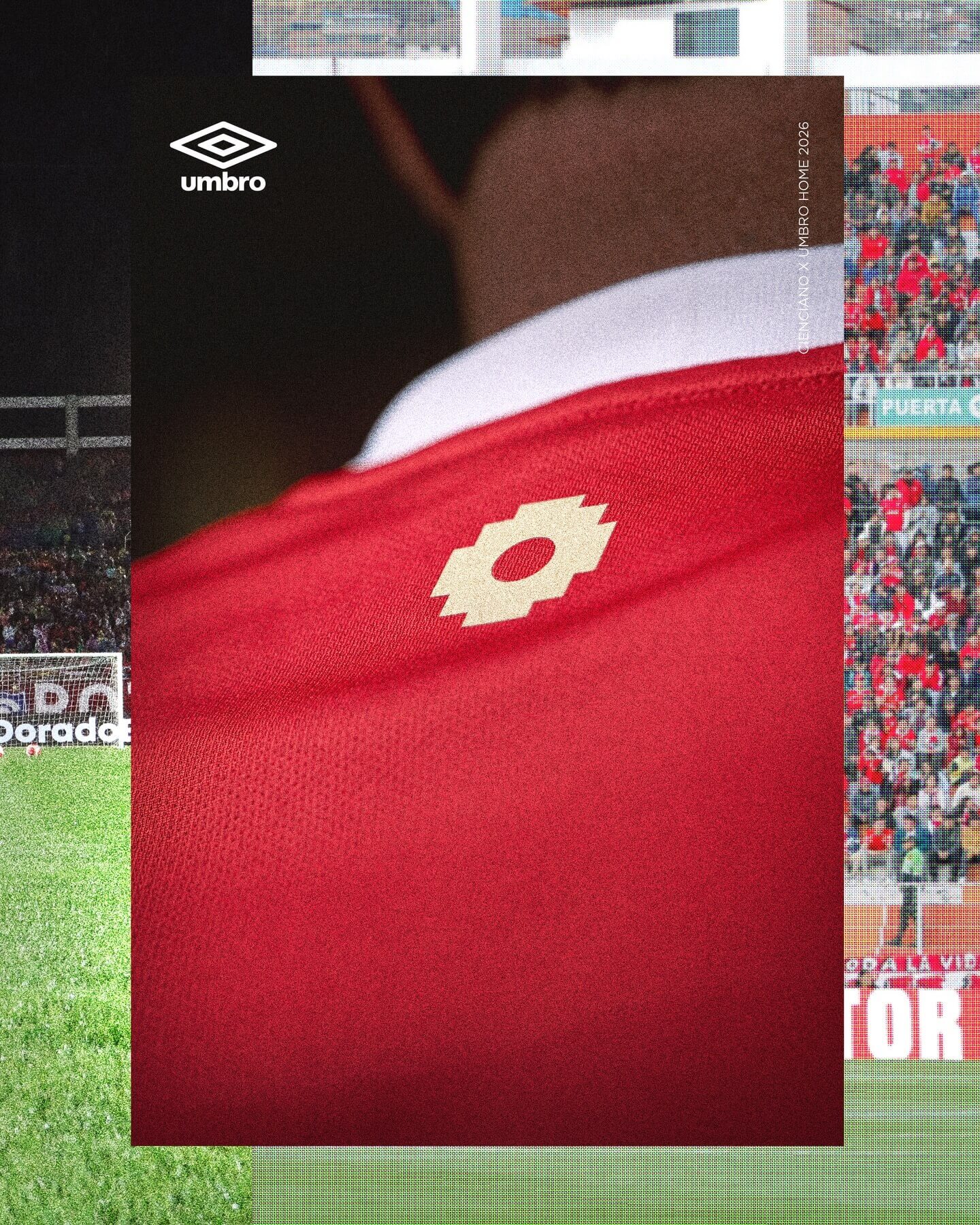 Camisa titular do Cienciano 2026 é lançada pela Umbro