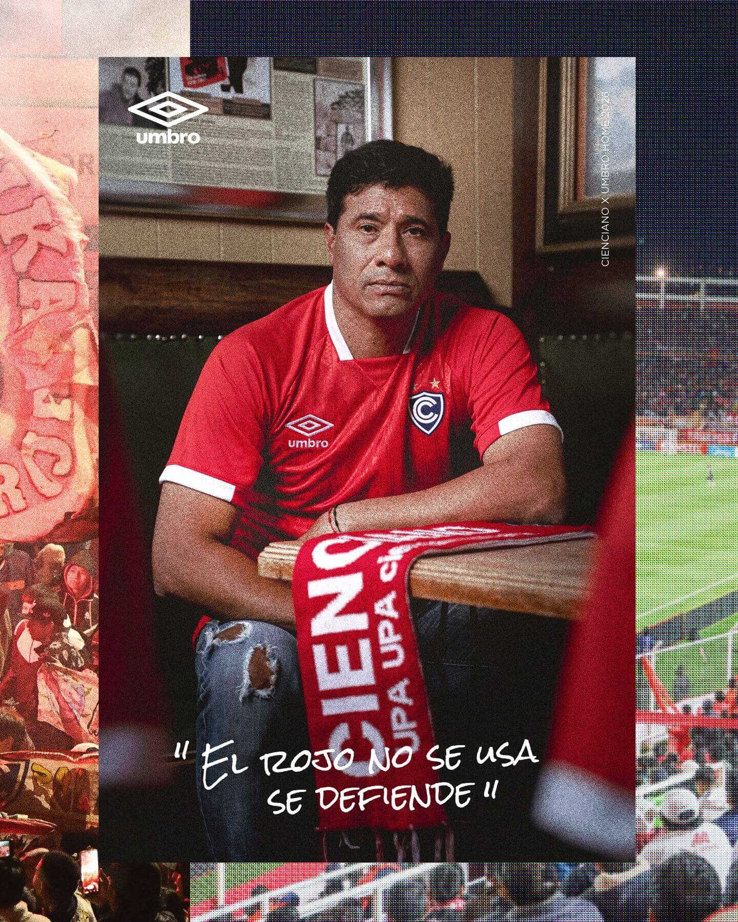 Camisa titular do Cienciano 2026 é lançada pela Umbro
