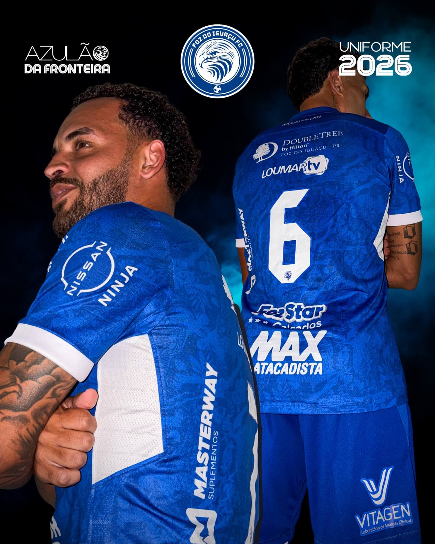 Foz do Iguaçu apresenta novos uniformes 2026 da Kyrios Sport