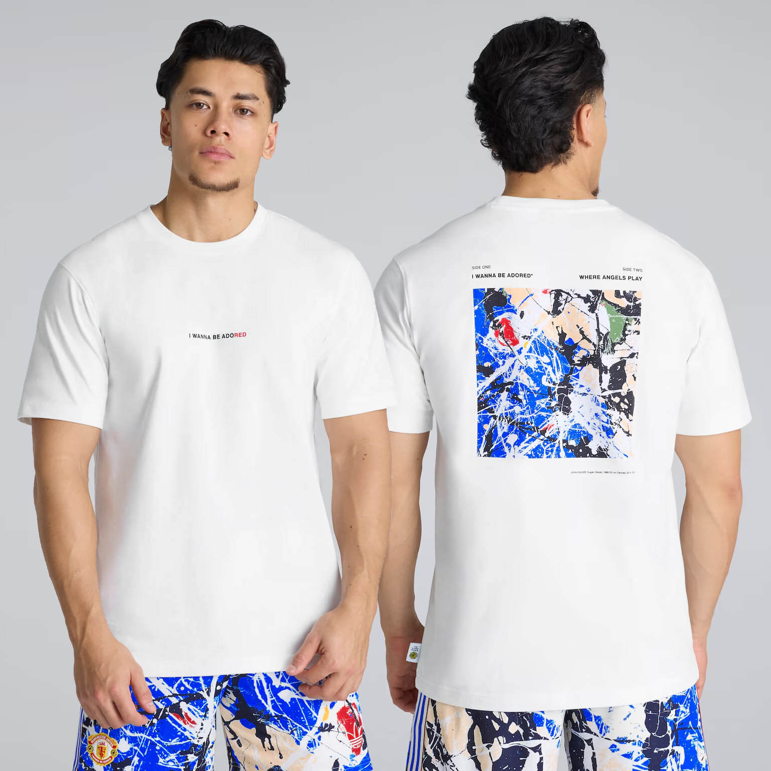 Peças Manchester United x adidas x Stone Roses Coleção