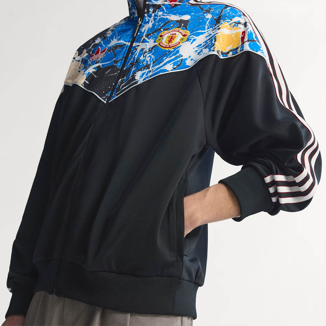 Jaqueta Manchester United x adidas x Stone Roses Coleção